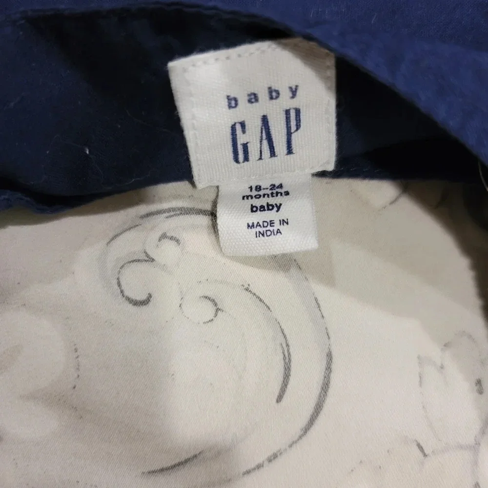 babyGap Baby Girls Cap Sleeve Scallop Eyelet Dress